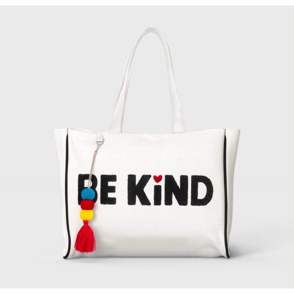 Tote and Pouch Kit for Teacher Bright White - up&up